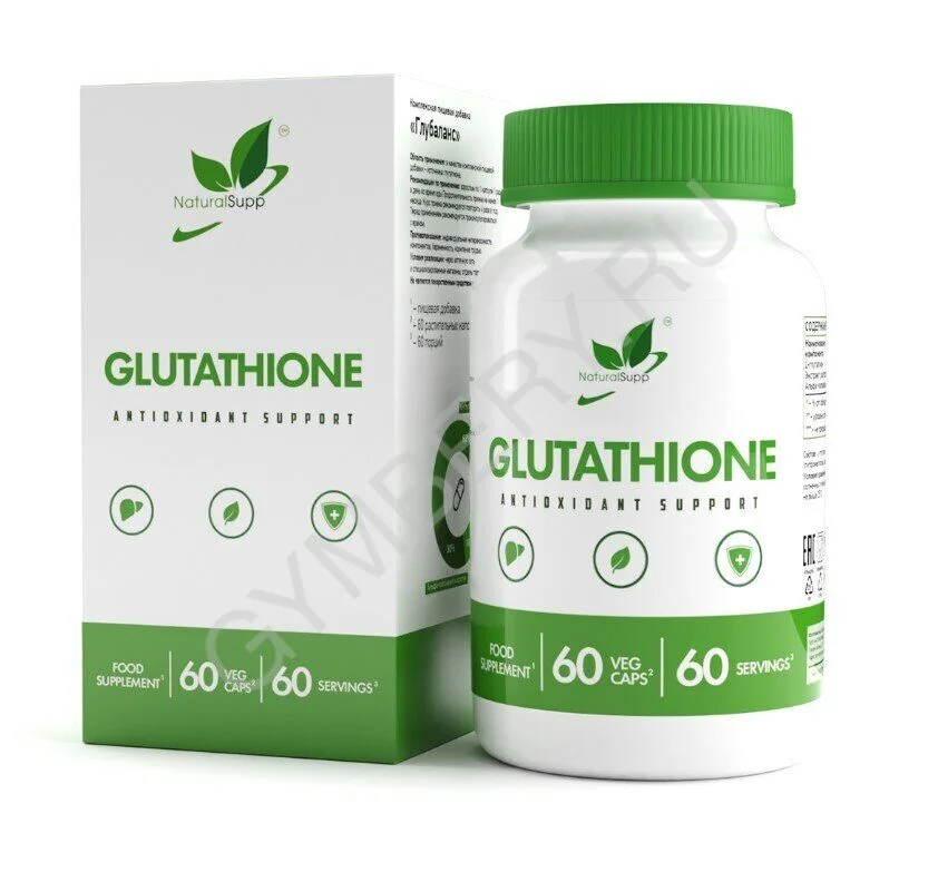 Natural Supp Glutathione+ (Глутатион) 300мг, 60 вкапс, шт., арт. 3007037