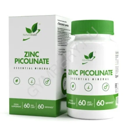 Natural Supp Zinc Picolinate 25 мг 60 caps, шт., арт. 3007029
