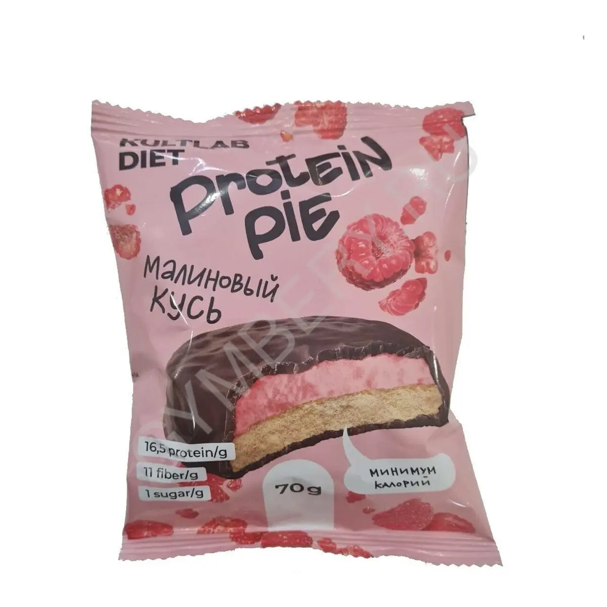 Kultlab Protein Pie, глазурь, 60 гр (Малиновый кусь) шт, арт. 0105016