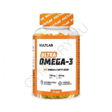 Фото для Kultlab Omega 3 65% 650мг + Vitamin Е, 90 капс (Капсулы), арт. 0107045