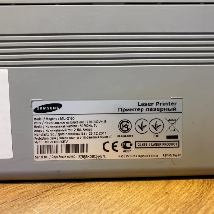 Принтер Samsung ml2160