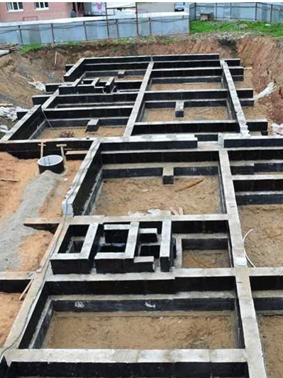 
Строительство ленточного фундамента