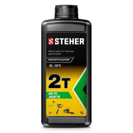 Фото для Масло для двухтактных двигателей 1л, минеральное 2Т-М - Steher