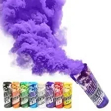 Фиолетовый цветной дым
