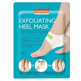 Фото для Отшелушивающая маска бандаж для пяток Exfolaiting Heel Mask Purederm 18 г