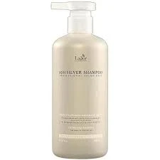 Фото для Увлажняющий оттеночный шампунь для светлых волос Lador Ash Silver Shampoo 300 ml