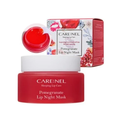 Фото для Ночная маска для губ с экстрактом граната CARENEL Pomegranate Lip Night Mask 23гр