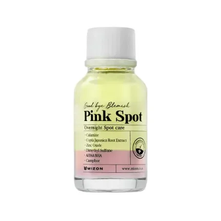 Средство от несовершенств Mizon Acence Blemish Out Pink Spot Эффективное ночное средство для лечения акне и воспалений кожи