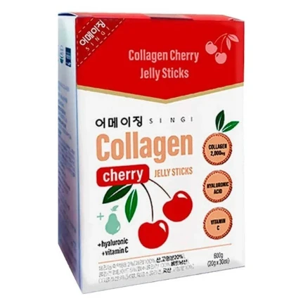 Фото для kollagenovoe-zele-so-vkusom-visni-s-gialuronovoi-kislotoi-i-vitaminom-s-singi-collagen-cherry-jelly-sticks-30-sase20gr