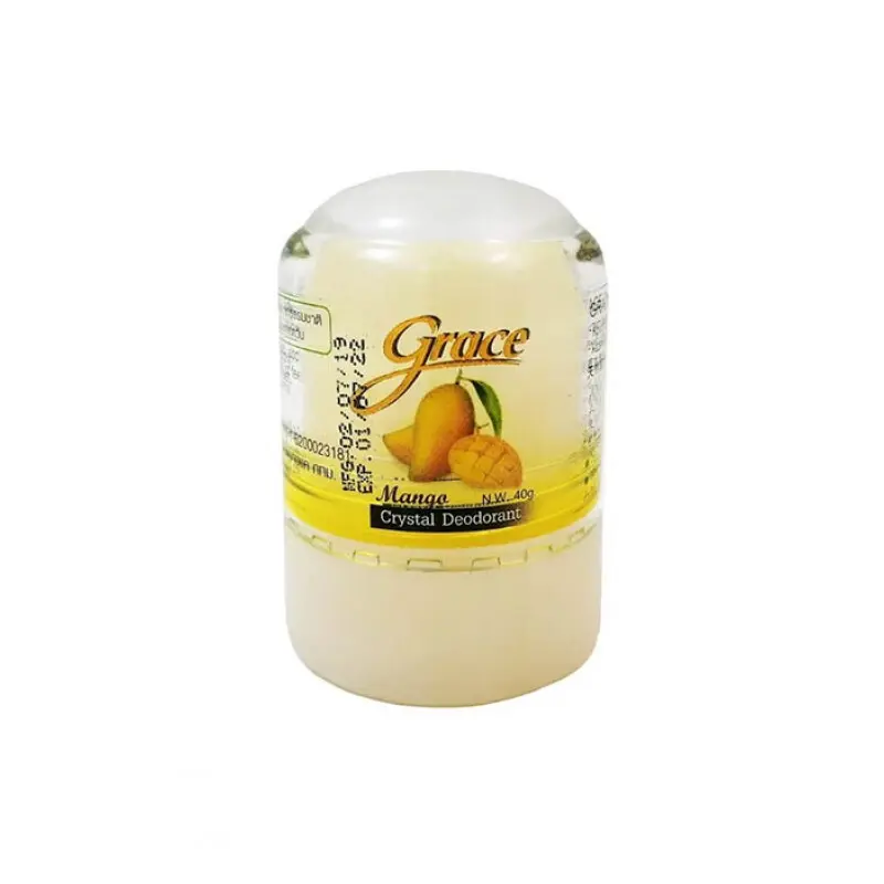 Дезодорант стик Grace Crystal Deodorant - Mango Минеральный дезодорант-кристалл с ароматом спелого манго
