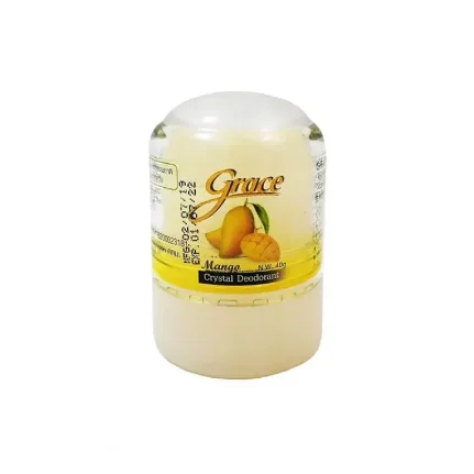Фото для Дезодорант стик Grace Crystal Deodorant - Mango Минеральный дезодорант-кристалл с ароматом спелого манго