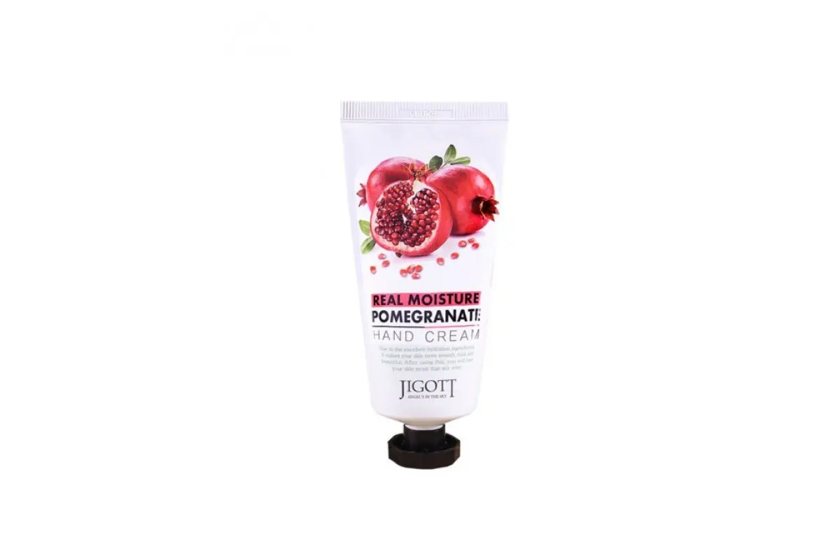 Jigott Real Moisture Pomegranate Hand Cream Увлажняющий крем для рук с высоким содержанием экстракта граната