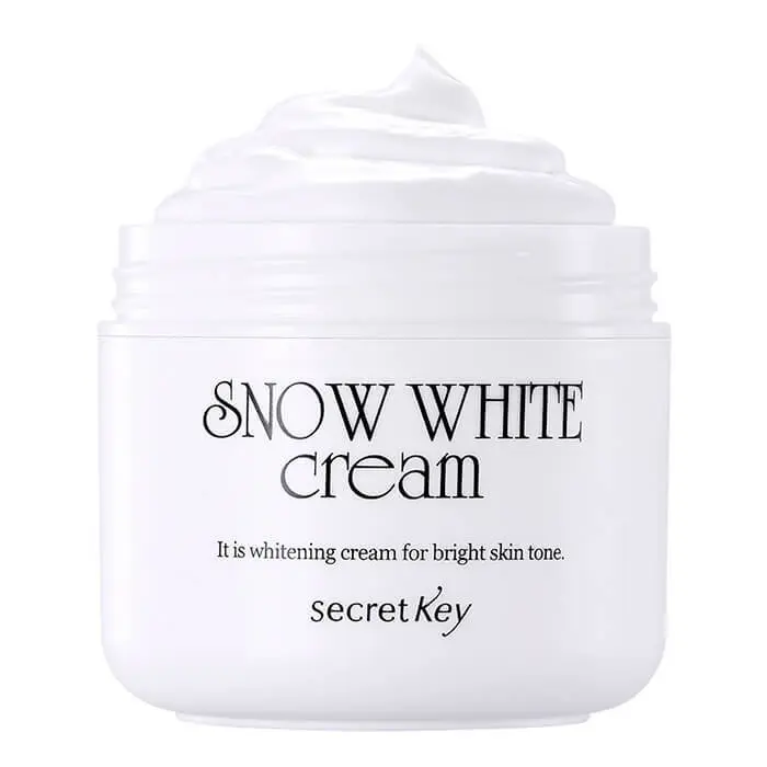 Крем для лица Secret Key Snow White Cream Осветляющий крем с молочными протеинами для тусклой кожи лица
