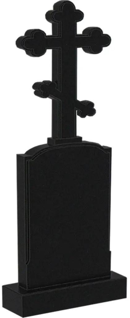 Памятник вертикальный черный ВА-81