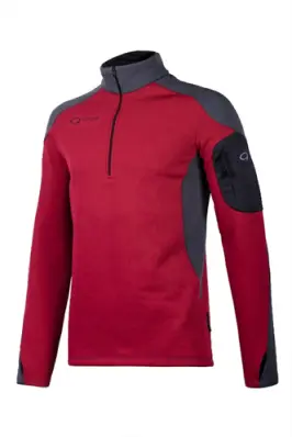 пуловер Coil (м) т.красный/ т.серый XL