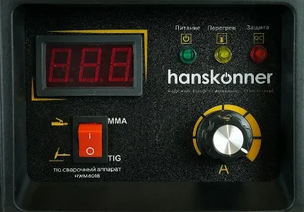 Сварочный аппарат Hanskonner TIG+MMA 200А ПВ 80% 160-250В