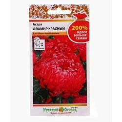 Фото для Цветы Астра Фламир Красный (200%) (0,5г)