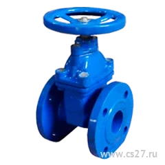 Фото для Задвижка чугунная 30ч39р Ду 150 Ру 16 с обрезиненным клином