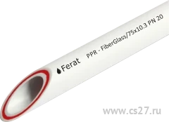 Фото для Труба FERAT PPR-Fiber-G 75х10.1 - 10.3 PN20 4 м.
