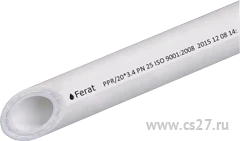 Фото для Труба FERAT PPR-AL-PE-RT 32х4.5 PN25 LUX 4 м