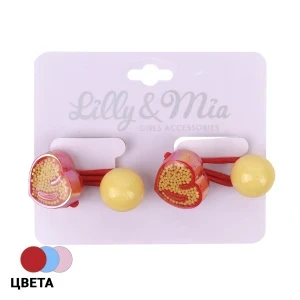 Фото для Резинки для волос блестящие 2шт в ассортименте