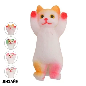Фото для Игрушка антистресс Котик с пушистой посыпкой в ассортименте