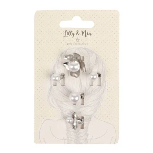 Фото для Украшение для причесок Цветы с жемчугом