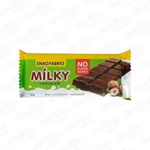 Фото для Шоколад SNAQ FABRIQ молочный с шоколадной пастой и орехом 55г