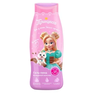 Фото для Гель-пена для купания Принцесса Воздушный шоколад 400мл с 3лет