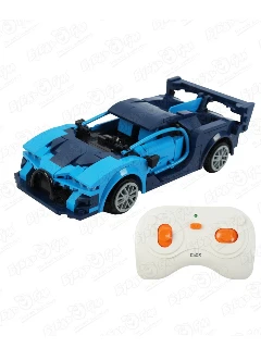 Фото для Конструктор Спорткар Blue Race Car на батарейках 325дет