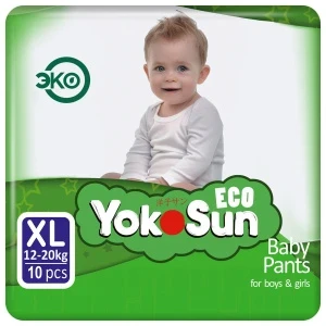 Фото для Подгузники-трусики YokoSun Eco XL 12-20кг 10шт