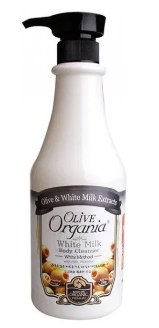 Фото для Organia White Milk Body Cleanser / Гель для душа с молочным протеином и оливой