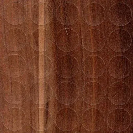 14.843 Заглушка самоклеящаяся d.14мм, по 25 штук на листе, цвет мерано коричневый
