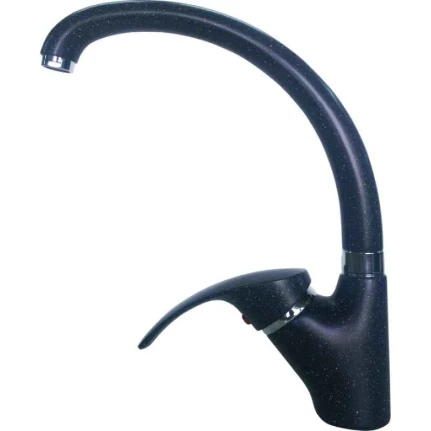 Фото для CREMA GE01 Смеситель высокий излив GERDAMIX (черный) п/QUARZ