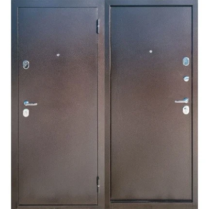 Дверь входная 7 см Steeline антик медь/антик медь
