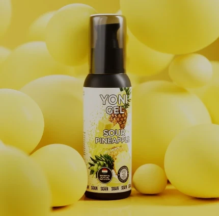 Фото для Съедобный лубрикант SGAN YONI GEL со вкусом кислого ананаса, 100 мл