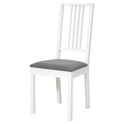 Фото для БЕРЬЁСтул, мягкое сиденье, белый/серый