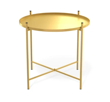 Фото для Sheffilton (43х47см) Столик кофейный SHT-CT8-2, золотой. 43х47см (ВхД)
