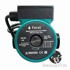 Фото для Циркуляционный насос FERAT PRO CP-P 25/4-130-c (с каб. и гайками)