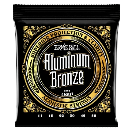 Фото для Струны для акустической гитары Ernie Ball 2568 Aluminum Bronze 11-52, Ernie Ball (Эрни Бол)