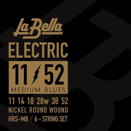 Фото для Струны для электрогитары La Bella HRS-MB Nickel Electric 11-52, La Bella (Ла Белла)