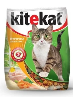 Фото для Сухой корм KiteKat "Аппетитная курочка" для кошек, 800 г